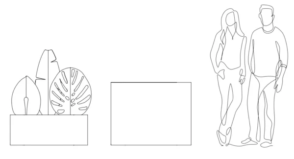 schema de Claustra végétal en métal design pour terrasse et extérieurs avec des grandes feuilles