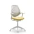 chaise de bureau et télétravail jaune dans un open space avec bureaux bench et panneau acoustique mobile