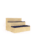 gradins de coworking sur mesure en bois - module droit