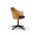 chaise de salle de réunion design en bois avec pied noir