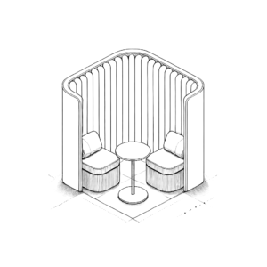 Fauteuils et alcôves acoustiques