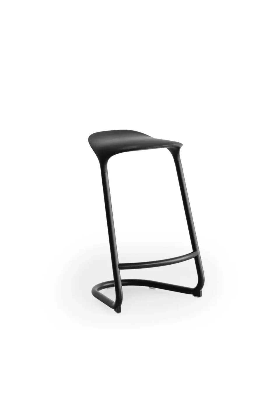 tabouret extérieur de bar design noir