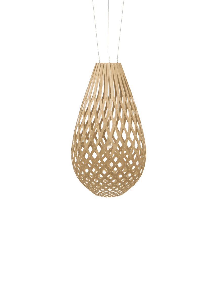 suspension bambou design naturel