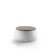 table basse d'extérieur outdoor blanc avec contenant