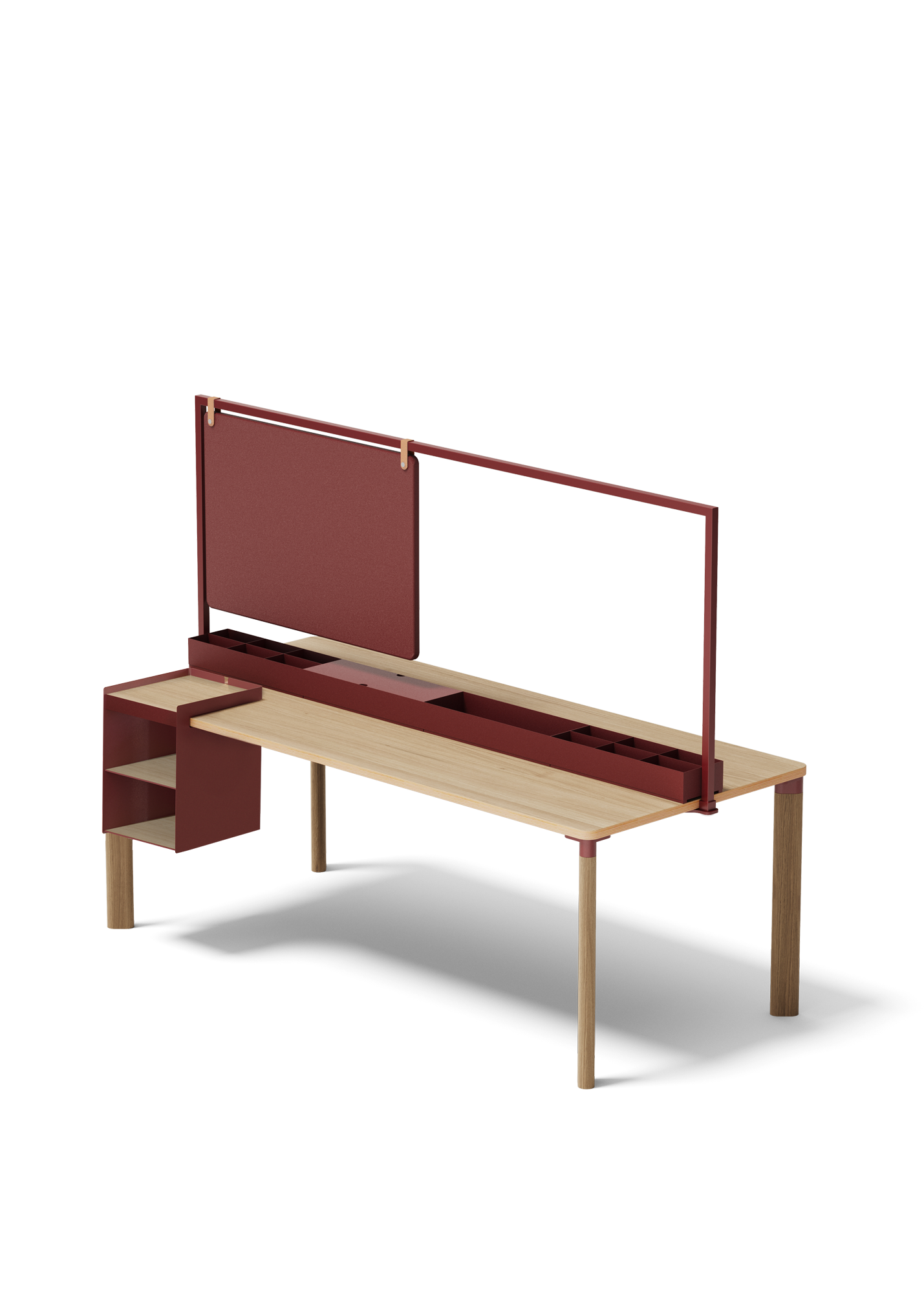 Bureau modulaire design scandinave Enfold 1 Bureau modulaire scandinave enfold - table modulaire design
