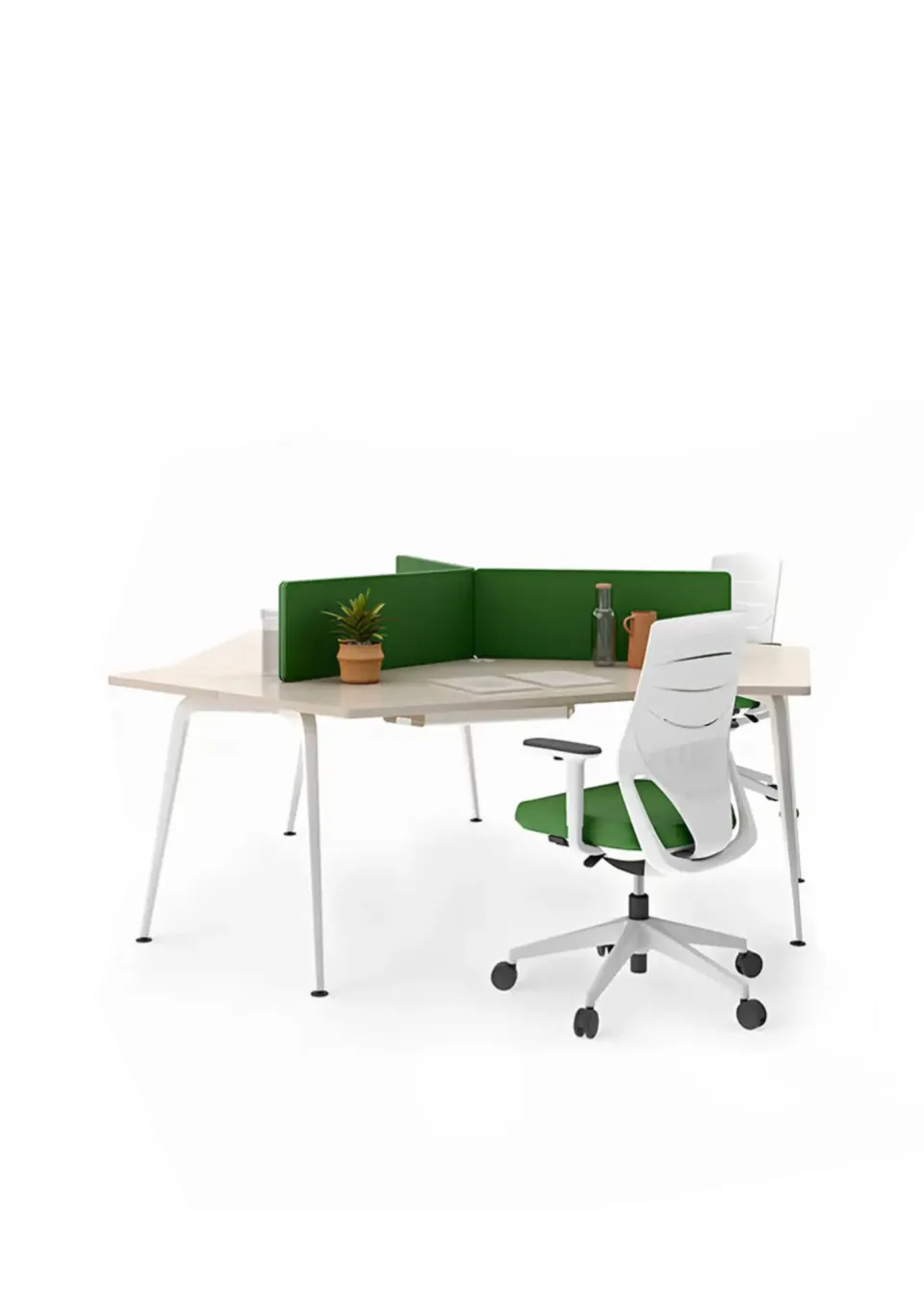 bureau modulaire et bureau pour 3 personnes bureau bench avec cloisonnette pour les open spaces