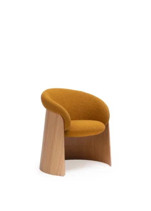 fauteuil bois cuir