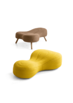 Pouf en velours BOULI