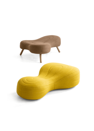 Mocha Mousse Pantone : La Couleur 2025 à intégrer dans Vos Espaces de Professionnels 7 Pouf en velours BOULI