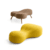 Pouf en velours BOULI