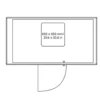 Table bar chêne + 2 prises électriques +999,00€