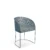 Fauteuil en cannage métal