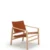 Fauteuil scandinave cuir Loke K410