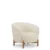 Petit fauteuil en velours Gran K 450