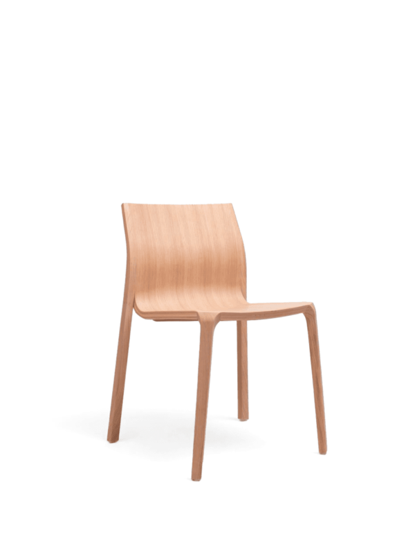 chaise en bois massif moderne SILU