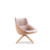 fauteuil chill base pyramidale en bois Bow