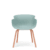 fauteuil coque design pieds bois Bai