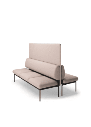 Banquette modulaire pour restaurant ou lounge Fora