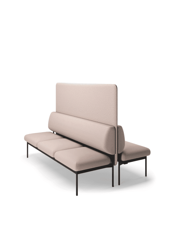 Banquette modulaire pour restaurant ou lounge Fora