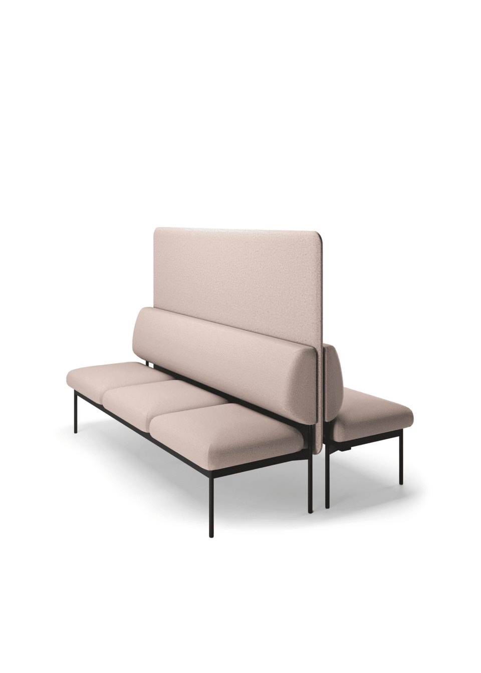 Banquette modulaire pour restaurant ou lounge Fora