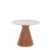 Table pied central conique en bois Balance