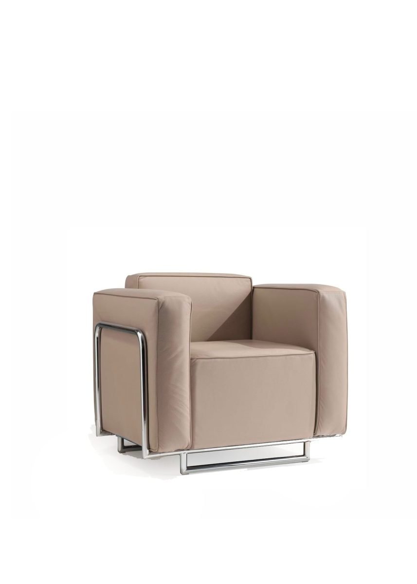 fauteuil moderne en cuir contemporain Cocktail