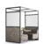 Banquettes design pour restaurants face a? face avec structure metallique
