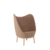 Fauteuil d'accueil 1 place Dixi pieds bois