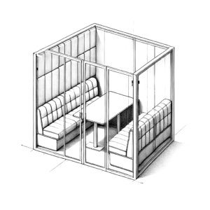 cabines acoustiques 2-4 personnes