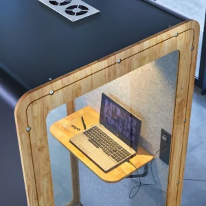 phonebooth de bureau 1 personne Woody box top