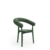 Chaise design de restaurant en bois avec dossier rembourré Evo