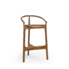 Chaise design de bar en bois courrbé 3 pieds Evo