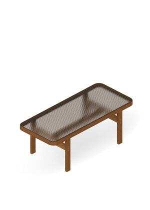 Table basse éco-conçue matériaux recyclés - Inouïe