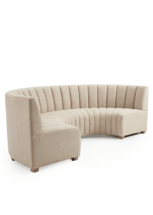 Banquette demi cercle de restaurant Most